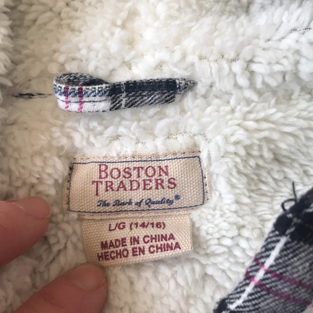 Boston Traders Fleece Jacket Shacket size L - Picture 3 of 5